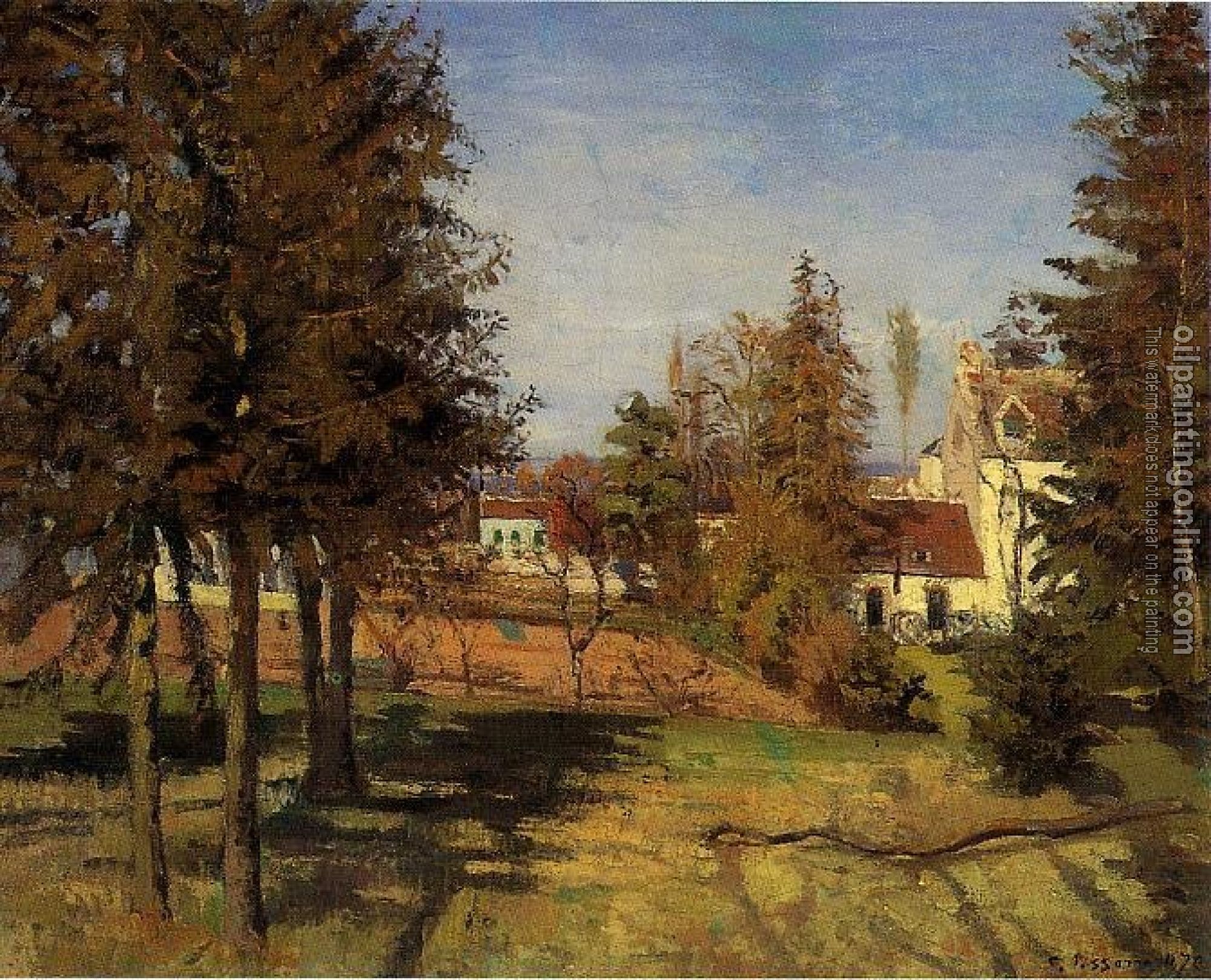 Pissarro, Camille - The Pine Trees of Louveciennes